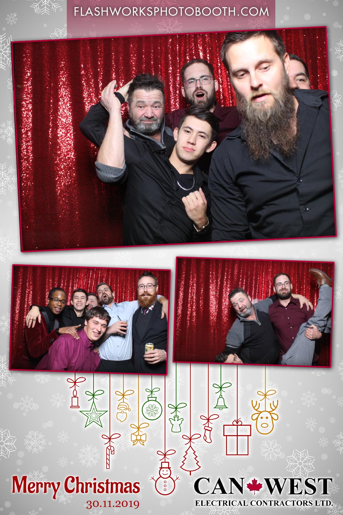 Can West Christmas Party | View more photos from the event at gallery.flashworksphotobooth.com/u/FlashworksPhotoboothInc/Can-West-Christmas-Party